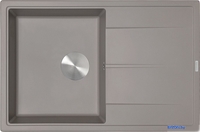 Кухонная мойка ZorG Rock 78 Premium alumetallic - фото2