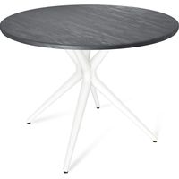 Кухонный стол Sheffilton SHT-TU30/TT 90 (белый/каменный уголь) - фото