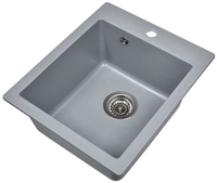 Кухонная мойка Wisent 420-29W (с сифоном GER013) - фото2