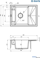 Кухонная мойка Deante ZRM_T11A - фото2