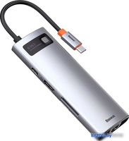 Док-станция Baseus CAHUB-CV0G - фото