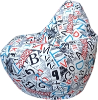 Кресло-мешок Flagman Груша Макси Г2.5-139 ABC 3 (голубой) - фото