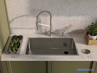 Кухонная мойка Omoikiri TAKI 74-U/IF SIDE IN (нержавеющая сталь) - фото2