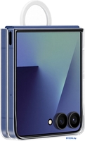 Чехол для телефона Samsung Ring Case для Samsung Galaxy Z Flip7 (прозрачный) - фото2