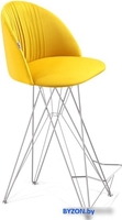 Стул Sheffilton SHT-ST35-1/S66 (имперский желтый/хром лак) - фото