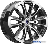 K&K Меконг 18x7.5" 6x139.7мм DIA 75.1мм ET 42мм Алмаз черный - фото