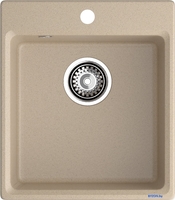 Кухонная мойка GranFest GF-LV-420 (песочный) - фото