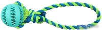 Игрушка для собак Homepet Dental мяч на канате 79264 - фото, картинка Игрушка для собак Homepet Dental мяч на канате 79264 - фото