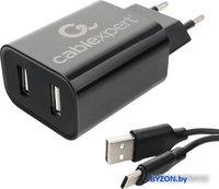 Сетевое зарядное Cablexpert MP3A-PC-37 - фото, картинка Сетевое зарядное Cablexpert MP3A-PC-37 - фото