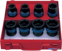 Набор головок слесарных King Tony 6408MP10 - фото