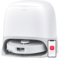 Робот-пылесос Roborock Qrevo Curv V10VIV QRC02-02 (с русской озвучкой, белый) - фото