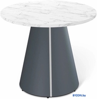 Кухонный стол Sheffilton SHT-TU89/TT 90 ЛДСП (антрацит/серый/мрамор кристалл) - фото