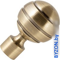 Наконечник для карниза АС ФОРОС Триест D25 (антик) - фото