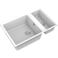 Кухонная мойка GranFest GF-LV-760K (иней) - фото