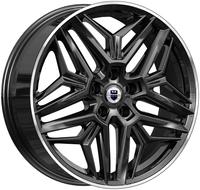 Литые диски K&K Колумб (КС1038) 19x7" 5x108мм DIA 65.1мм ET 36мм алмаз черный - фото