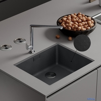 Кухонная мойка Roxen Uno 560210-54BS - фото2