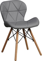 Стул Mio Tesoro Лацио SC-026 (серый/дерево) - фото