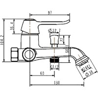 Смеситель Esko Monaco MC 54 - фото2, картинка2 Смеситель Esko Monaco MC 54 - фото2