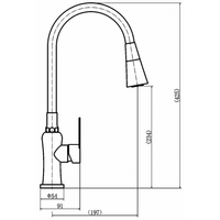 Смеситель Fashun A54801 + N7356 - фото2