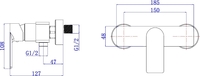 Смеситель AV Engineering AVLES5-BW0 - фото2, картинка2 Смеситель AV Engineering AVLES5-BW0 - фото2