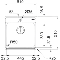 Кухонная мойка Franke BCX 210-51 TL - фото2