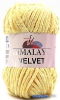 Пряжа для вязания Himalaya Velvet 90002 (светло-жетлый) - фото
