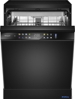Отдельностоящая посудомоечная машина Weissgauff DW 6039 Touch Dual Wash Black - фото