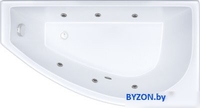 Ванна Triton Бэлла 140x77 L Экстра Базовая Flat (с гидромассажем) - фото