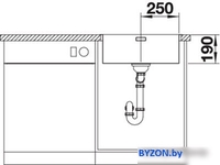 Кухонная мойка Blanco Andano 500-IF (без клапана-автомата) - фото2, картинка2 Кухонная мойка Blanco Andano 500-IF (без клапана-автомата) - фото2