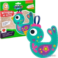 Набор для рукоделия Bondibon Игрушка из фетра. Птичка. В лучших традициях! ВВ2204 - фото