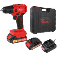 Дрель-шуруповерт Wortex BD 2025-1 DLi BD20251DLi1029 (с 2-мя АКБ, кейс) - фото