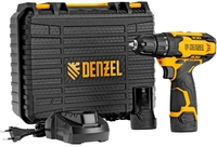 Дрель-шуруповерт Denzel CDQ-12 (с 2-мя АКБ, кейс) - фото