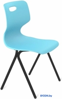 Стул Sheffilton SHT-ST58/S186 a5-7 (голубой/черный муар) - фото