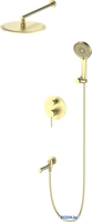 Душевая система Oliveeka 939017 (золотой) - фото