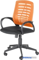 Кресло OLSS Ирис (черный/оранжевый) - фото2