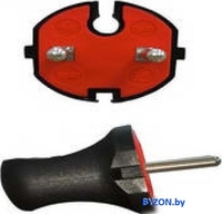 Вилка кабельная AY-KA 79 110 00 (черный) - фото