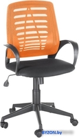 Кресло OLSS Ирис (черный/оранжевый) - фото