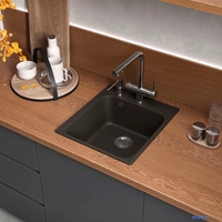 Кухонная мойка Reflexion Quadra RF0243BL - фото