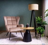 Журнальный столик Signal Itaka (дуб артизан/черный) - фото2