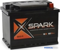 Автомобильный аккумулятор Spark 500A (EN) R+ SPA60-3-R (60 А·ч) - фото