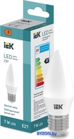 Светодиодная лампочка IEK LED Candle C37 600lm 4000K E27 - фото