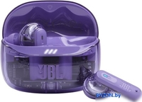 Наушники JBL Tune Beam 2 Ghost Edition (фиолетовый) - фото, картинка Наушники JBL Tune Beam 2 Ghost Edition (фиолетовый) - фото