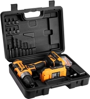 Дрель-шуруповерт Deko GCD20DU PRO Set63 083-1039 (с 2-мя АКБ, кейс) - фото2