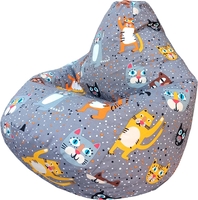 Кресло-мешок Flagman Груша Мега Г3.4-137 Крейзи Кет 55А - фото