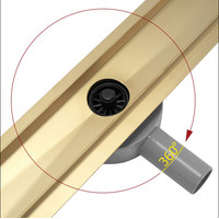 Трап/канал Rea Neox Pro Matt Gold 700 - фото2