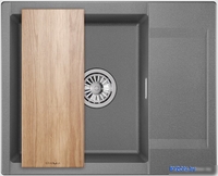 Кухонная мойка Granula ES-6202 (графит) - фото