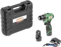 Дрель-шуруповерт Hammer ACD12BLC (с 2-мя АКБ, кейс) - фото