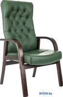 Офисное кресло Бюрократ T-9928WALNUT-CF/GN (зеленый) - фото