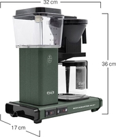 Капельная кофеварка Technivorm Moccamaster Select (Forest Green) - фото2, картинка2 Капельная кофеварка Technivorm Moccamaster Select (Forest Green) - фото2