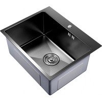 Кухонная мойка Mixline Pro 552935 (черный графит, с сифоном) - фото2